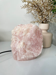 Rose Quartz Crystal Lamp LP01