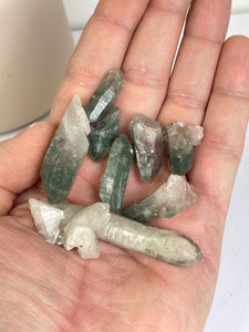 Green Phantom Quartz Crystals x 1 (Q259)