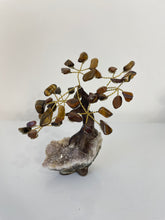 Load image into Gallery viewer, Tiger Eye Gem Tree (S) TR071
