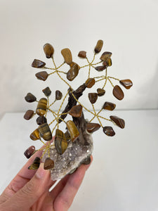 Tiger Eye Gem Tree (S) TR071