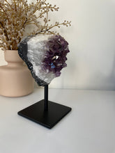 Load image into Gallery viewer, Amethyst High-Grade on Stand Natural Crystal Cluster A333
