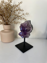 Load image into Gallery viewer, Amethyst High-Grade on Stand Natural Crystal Cluster A335
