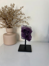 Load image into Gallery viewer, Amethyst High-Grade on Stand Natural Crystal Cluster A336
