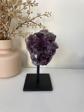 Load image into Gallery viewer, Amethyst High-Grade on Stand Natural Crystal Cluster A337
