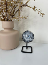 Load image into Gallery viewer, Agate Druzy Geode on Stand High Grade AG230
