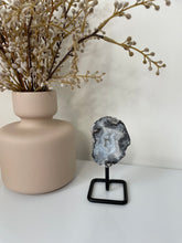 Load image into Gallery viewer, Agate Druzy Geode on Stand High Grade AG231
