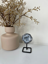 Load image into Gallery viewer, Agate Druzy Geode on Stand High Grade AG234
