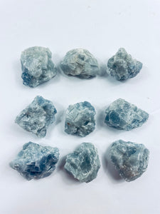 1 x Raw Blue Calcite Natural Crystal RW02