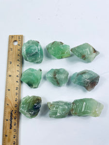 1 x Raw Emerald Calcite Natural Crystal RW04