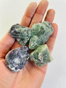 1 x Raw Fluorite Natural Crystal RW07