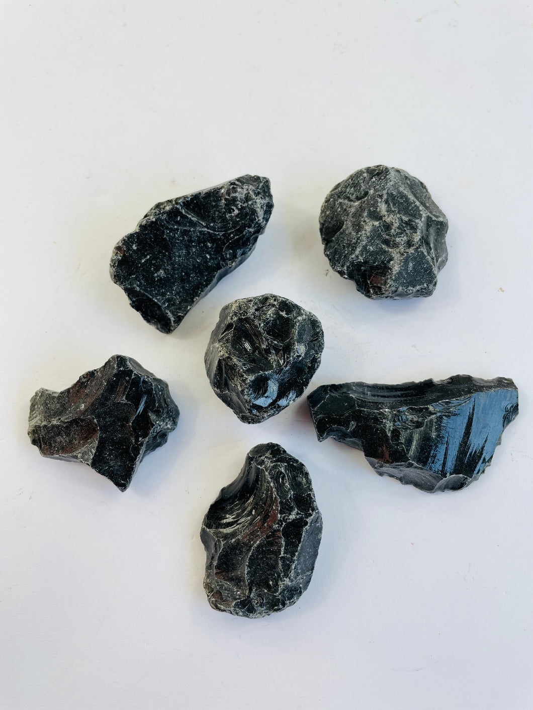 1 x Raw Black Obsidian Natural Crystal RW09