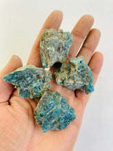 Load image into Gallery viewer, 1 x Raw Blue Apatite Natural Crystal RW15
