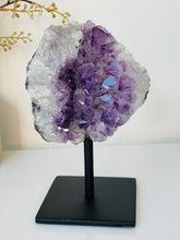 Load image into Gallery viewer, Amethyst High-Grade on Stand Natural Crystal Cluster A328
