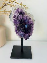 Load image into Gallery viewer, Amethyst High-Grade on Stand Natural Crystal Cluster A330
