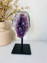 Load image into Gallery viewer, Amethyst High-Grade on Stand Natural Crystal Cluster A332
