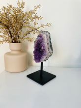 Load image into Gallery viewer, Amethyst High-Grade on Stand Natural Crystal Cluster A332
