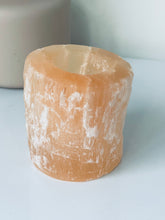 Load image into Gallery viewer, Orange Selenite Tealight Candle Holder SN036 x 1
