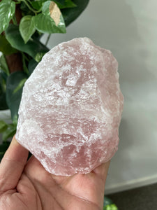 Rose Quartz Raw Crystal  RQ043