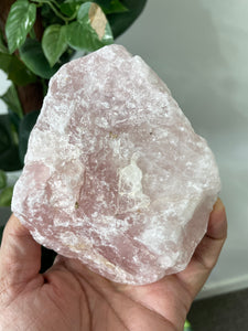 Rose Quartz Raw Crystal  RQ043