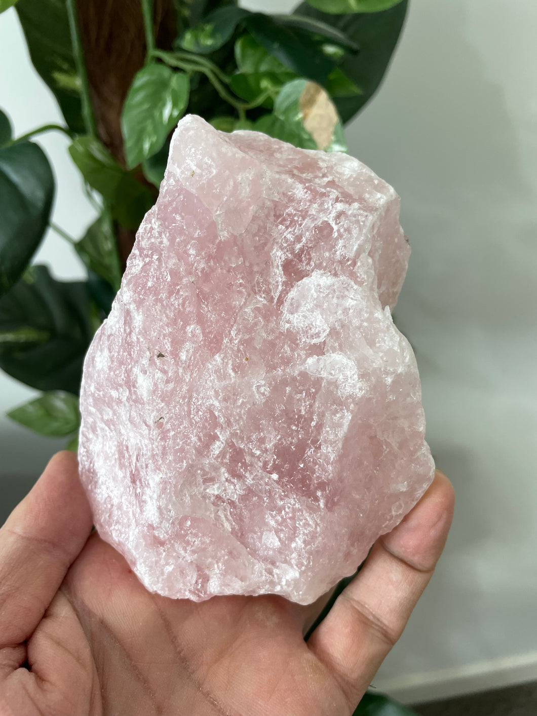 Rose Quartz Raw Crystal  RQ044