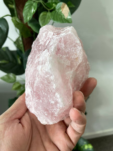 Rose Quartz Raw Crystal  RQ044