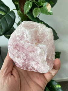 Rose Quartz Raw Crystal  RQ045