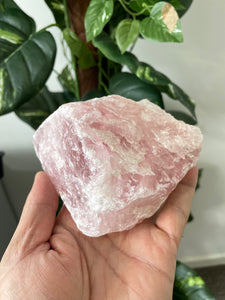 Rose Quartz Raw Crystal  RQ045