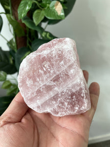 Rose Quartz Raw Crystal  RQ038