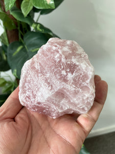 Rose Quartz Raw Crystal  RQ038