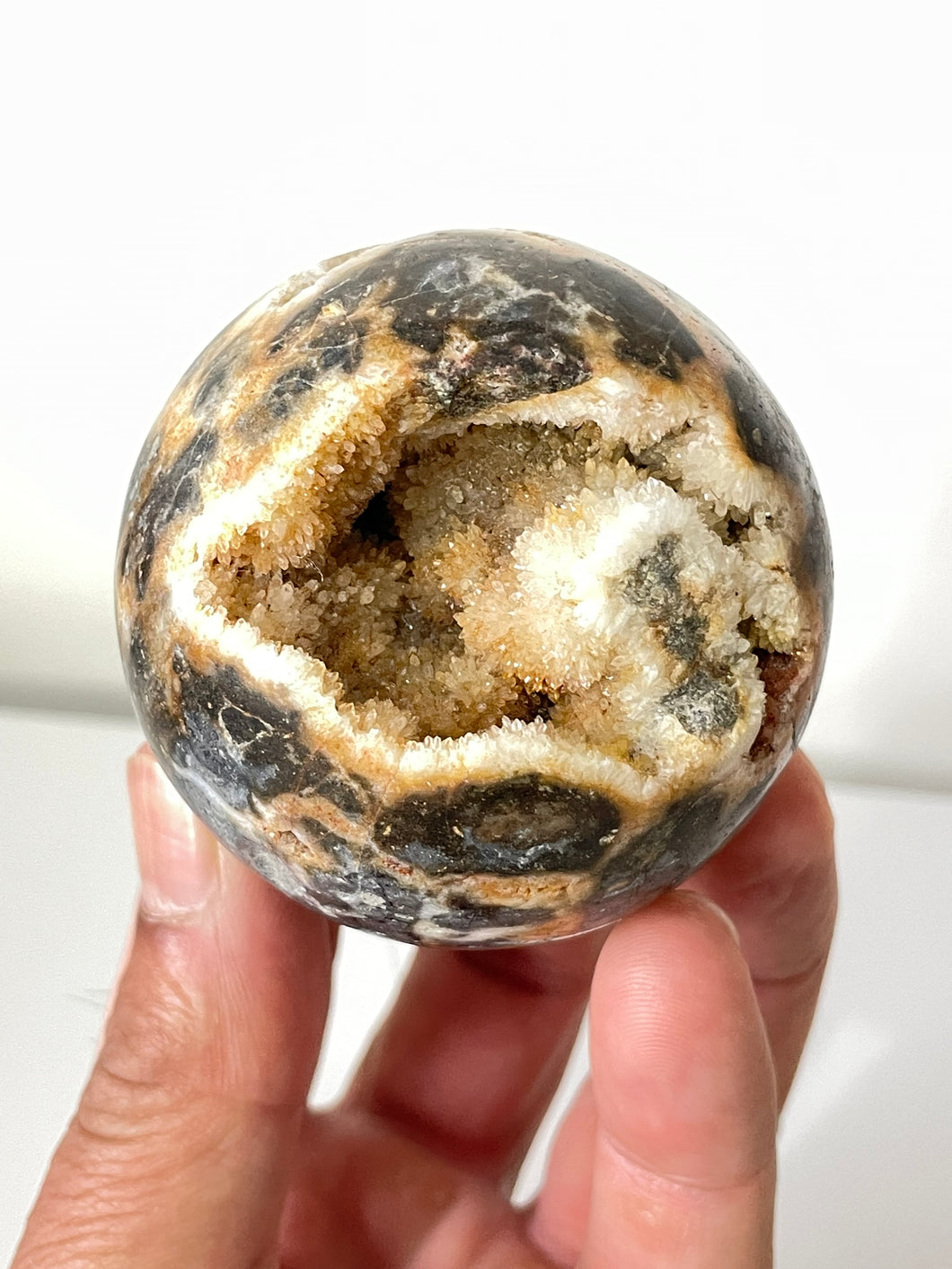 Sphalerite Druzy Sphere S215