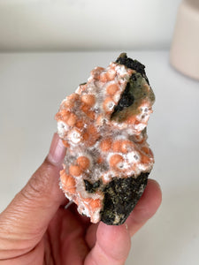 Orange Thomsonite Crystal Cluster Rare AP544a