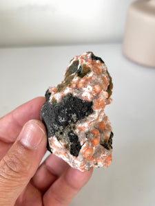 Orange Thomsonite Crystal Cluster Rare AP544a