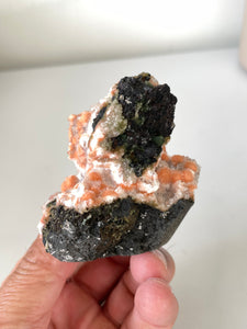 Orange Thomsonite Crystal Cluster Rare AP544a