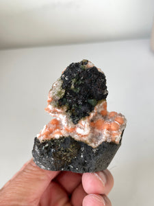 Orange Thomsonite Crystal Cluster Rare AP544a