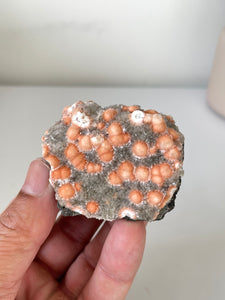 Orange Thomsonite Crystal Cluster Rare AP546a