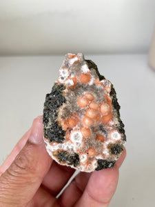 Orange Thomsonite Crystal Cluster Rare AP551a