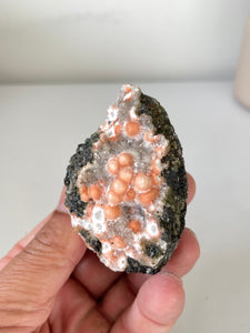 Orange Thomsonite Crystal Cluster Rare AP551a