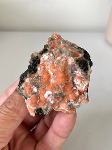 Orange Thomsonite Crystal Cluster Rare AP552a