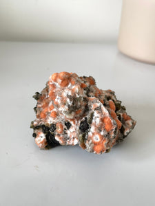 Orange Thomsonite Crystal Cluster Rare AP543a