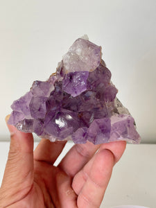 Amethyst Natural Crystal Cluster A448