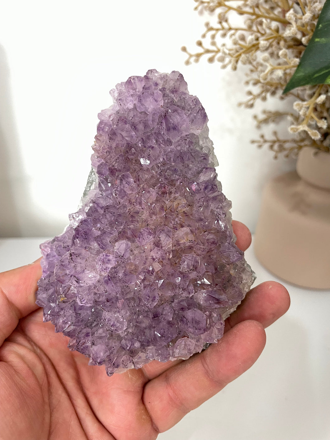 Amethyst Natural Crystal Cluster A283