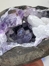 Load image into Gallery viewer, Amethyst Geode Miniature Natural Crystal Rare A414
