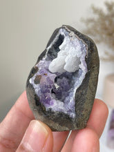 Load image into Gallery viewer, Amethyst Geode Miniature Natural Crystal Rare A414
