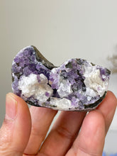 Load image into Gallery viewer, Amethyst Geode Miniature Natural Crystal Rare A416
