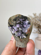 Load image into Gallery viewer, Amethyst Geode Miniature Natural Crystal Rare A413
