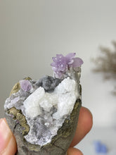 Load image into Gallery viewer, Amethyst Geode Miniature Natural Crystal Rare A418
