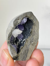 Load image into Gallery viewer, Amethyst Geode Miniature Natural Crystal Rare A420
