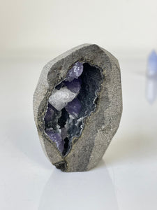 Amethyst Geode Miniature Natural Crystal Rare A420