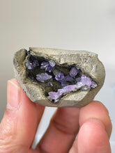 Load image into Gallery viewer, Amethyst Geode Miniature Natural Crystal Rare A421
