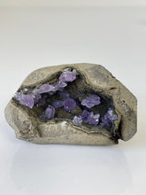 Load image into Gallery viewer, Amethyst Geode Miniature Natural Crystal Rare A421
